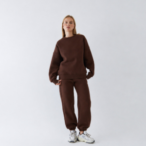 Şardonlu Oversize Eşofman Takımı