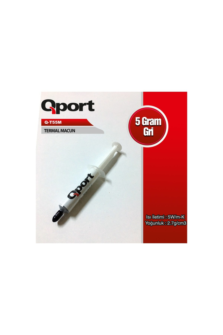 Q T55M Termal Macun 5 Gram Gri 5 W/mK Şırınga