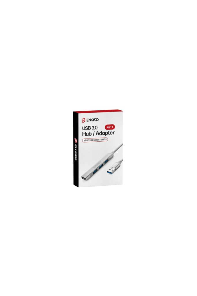 EKD-UH60 USB 3.0 Hub 4’ü 1 Arada 1x USB 3.0 + 3x USB 2.0 Adaptör – ürün görseli 2