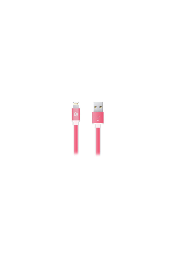 SW C603 IPhone Lightning Şarj Kablosu 1 Metre 2A Pembe