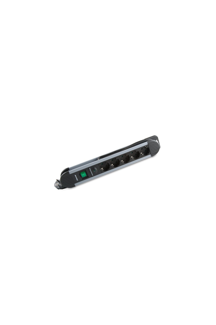 SPGKS05 Akım Korumalı 5’li Grup Priz 1.5 Metre 900 Joule Gri
