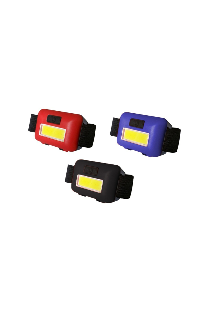 GP 189 3xAAA Pilli COB LED Kafa Feneri Hafif Kafa Lambası